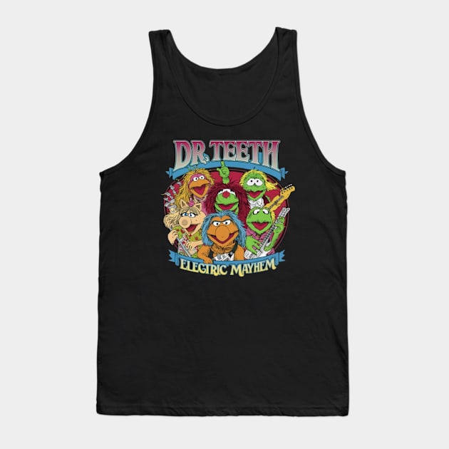 Dr Teeth and Electric Mayhem Tank Top by DIGITAL MERCH CREATIONS